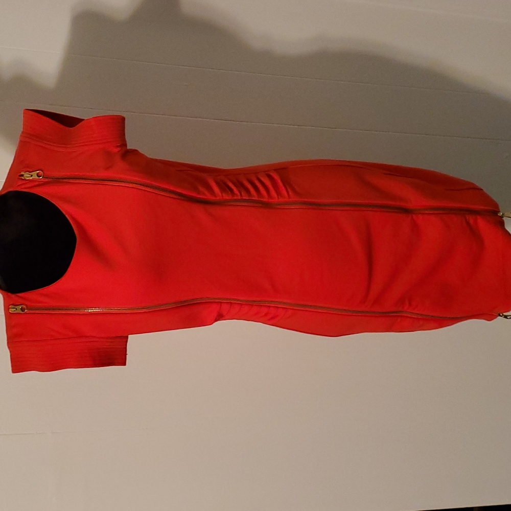 SOLD Ted Baker orange dress size 3 US (8)